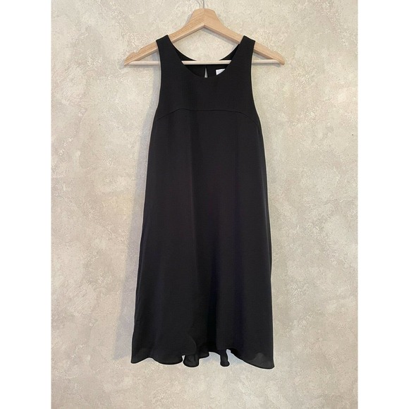 Milly Dresses & Skirts - Milly Black Silk Swing Dress Pockets Size 6